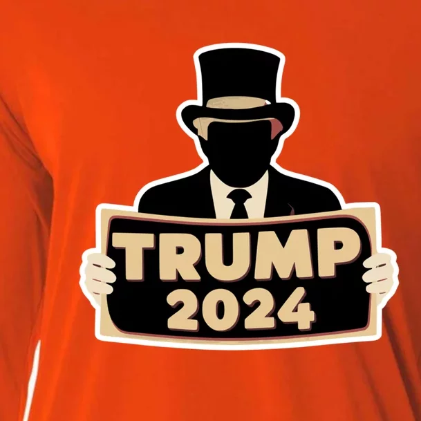 Trump 2024 Election Cute Gift Cooling Performance Long Sleeve Crew