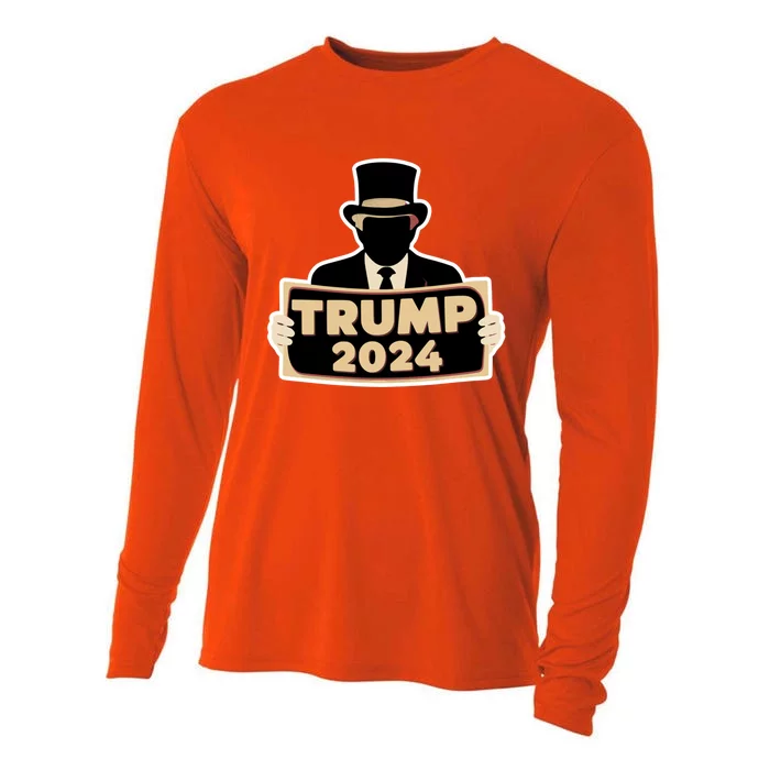 Trump 2024 Election Cute Gift Cooling Performance Long Sleeve Crew