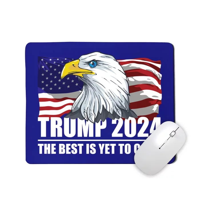 Trump 2024 Eagle Usa Flag Donald Trump Elections 2024 Cute Gift Mousepad