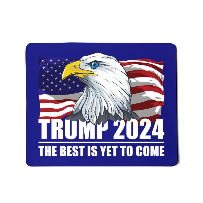 Trump 2024 Eagle Usa Flag Donald Trump Elections 2024 Cute Gift Mousepad