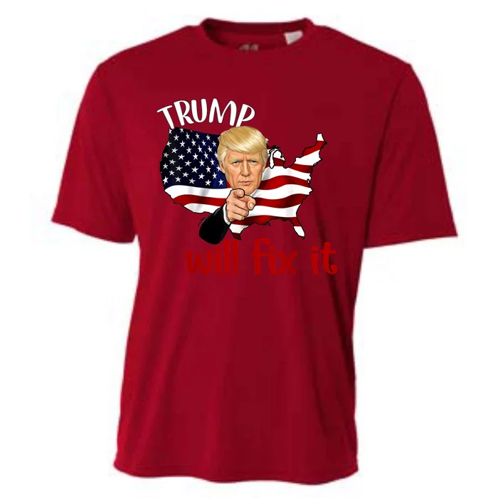 Trump 2024 Election Will Fix It Cooling Performance Crew T-Shirt