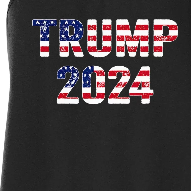 Trump 2024 Election Gift Women's Racerback Tank