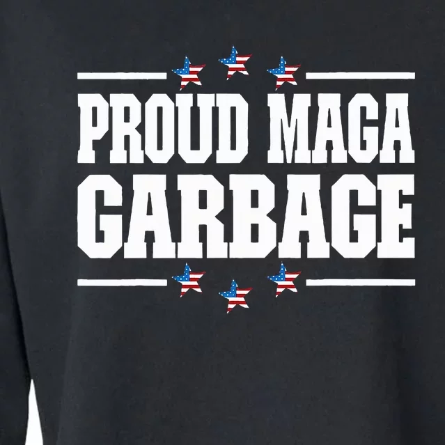 Trump 2024 Election Proud Maga Garbage Vote Trump President Cropped Pullover Crew