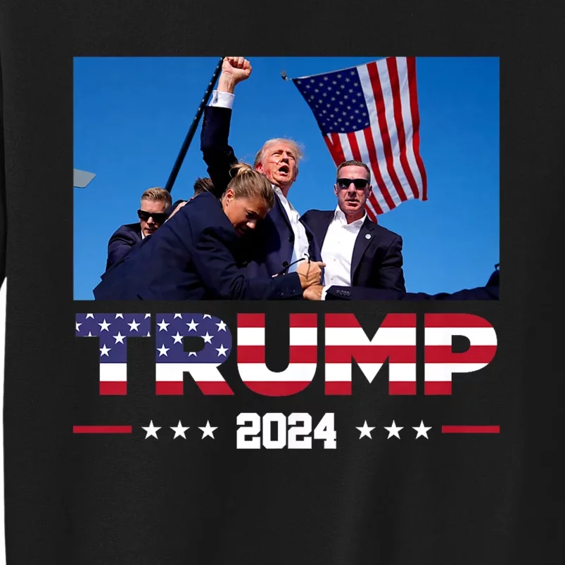 Trump 2024 Election Shot WonT Donald Trump 2024 Survived Shot At Election Rally Tall Sweatshirt