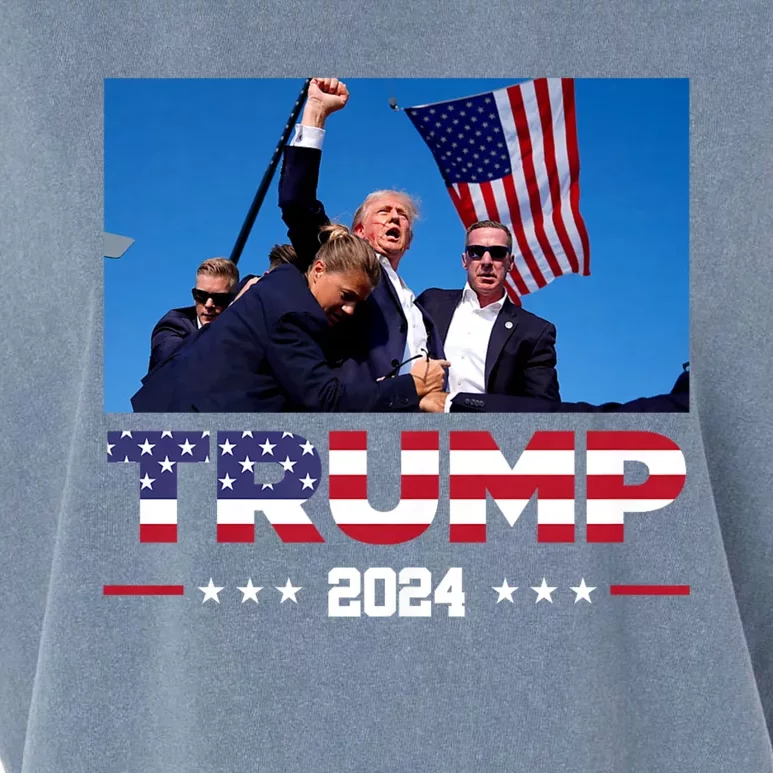 Trump 2024 Election Shot WonT Donald Trump 2024 Survived Shot At Election Rally Garment-Dyed Women's Muscle Tee