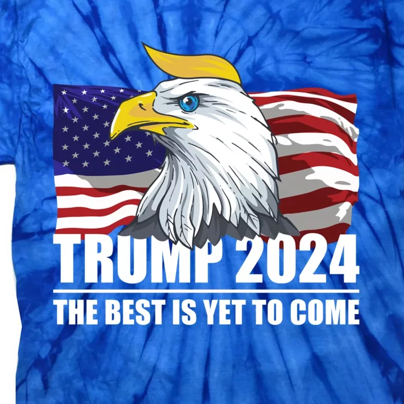 Trump 2024 Eagle Usa Flag Donald Trump Elections 2024 Gift Tie-Dye T-Shirt