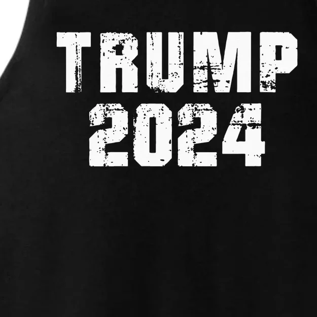 Trump 2024 Election Keep America Great 2020 And More RED Ladies Tri-Blend Wicking Tank