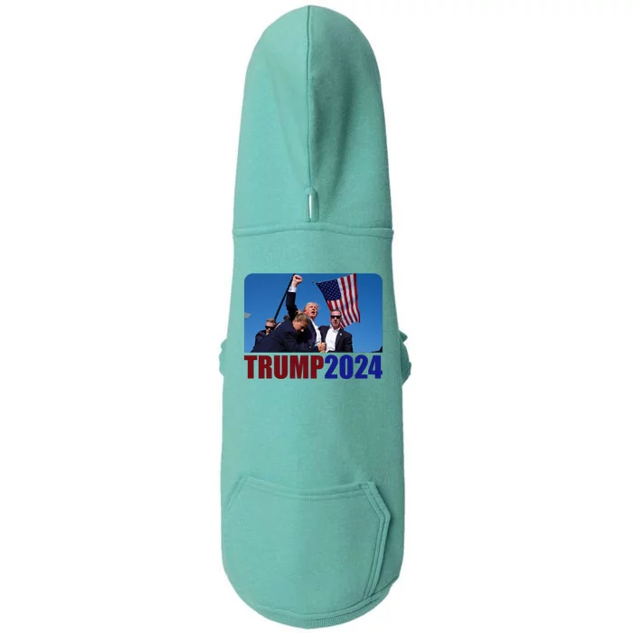 Trump 20247 Election Pennsylvania Rally Shooting Doggie 3-End Fleece Hoodie