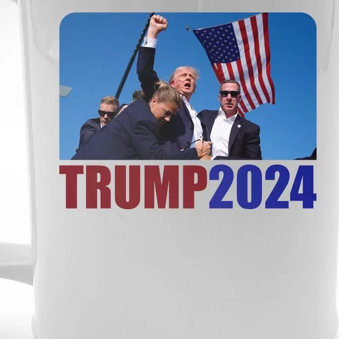 Trump 20247 Election Pennsylvania Rally Shooting Front & Back Beer Stein