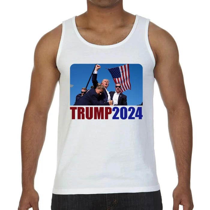 Trump 20247 Election Pennsylvania Rally Shooting Comfort Colors® Tank Top