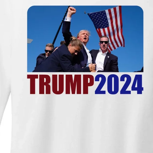 Trump 20247 Election Pennsylvania Rally Shooting Womens CVC Long Sleeve Shirt