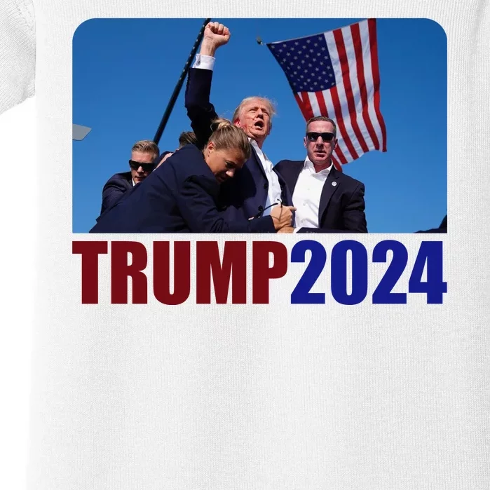 Trump 20247 Election Pennsylvania Rally Shooting Baby Bodysuit