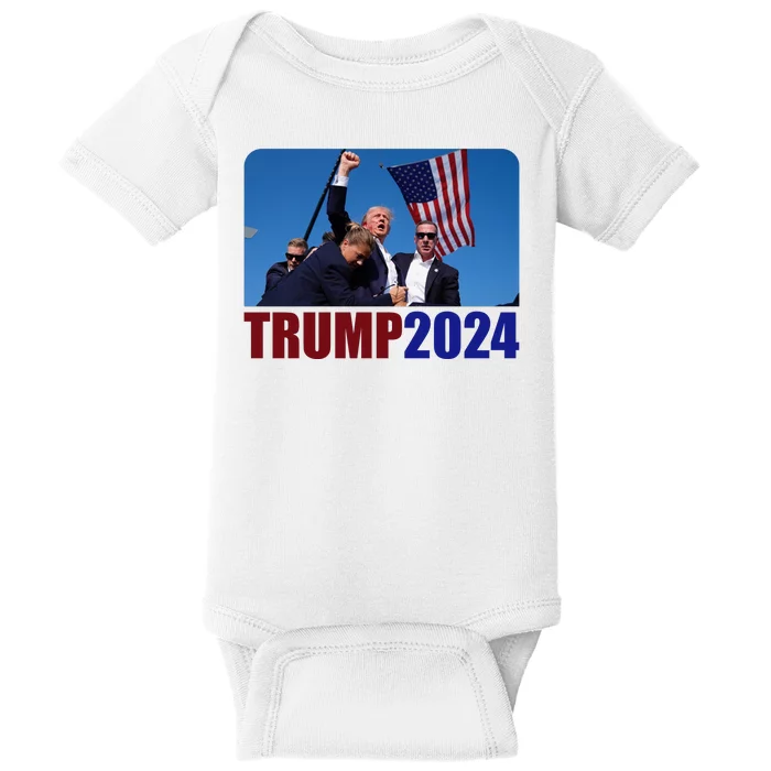 Trump 20247 Election Pennsylvania Rally Shooting Baby Bodysuit