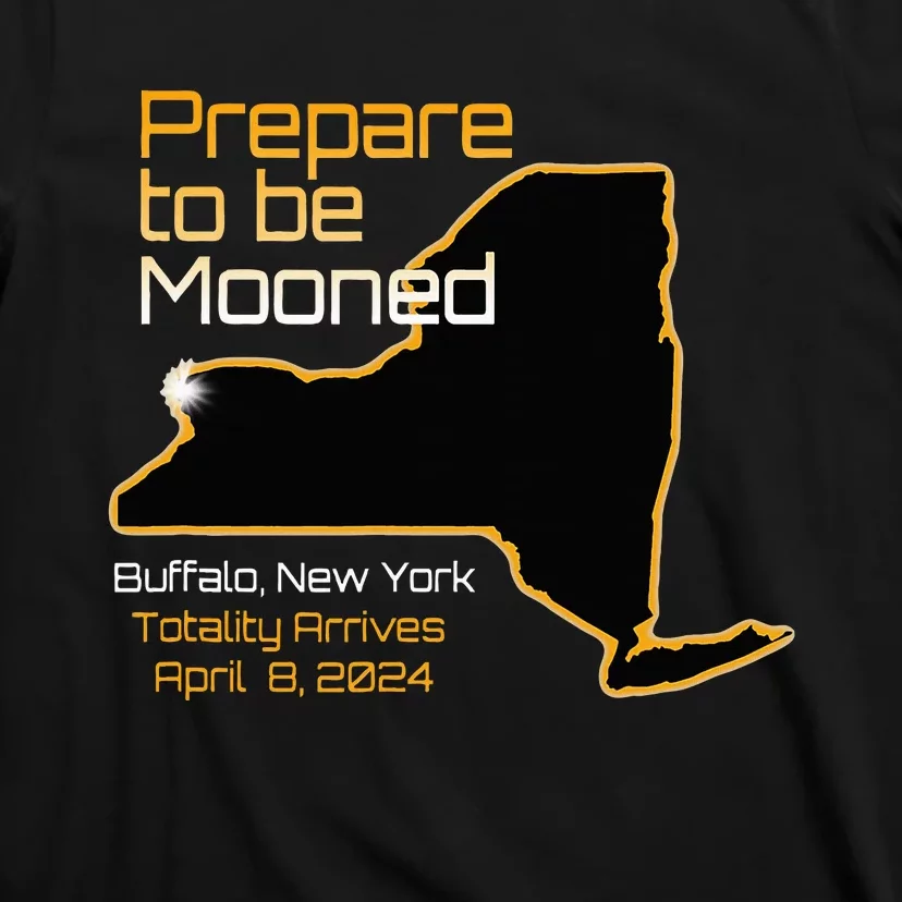 Total 2024 Eclipse Buffalo New York Totality Mooned T-Shirt