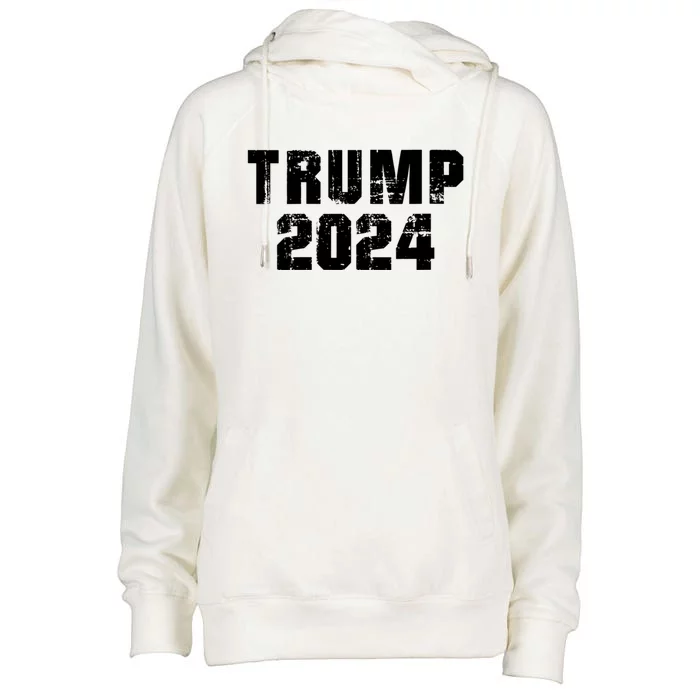 Trump 2024 Election Keep America Great 2020 Womens Funnel Neck Pullover Hood