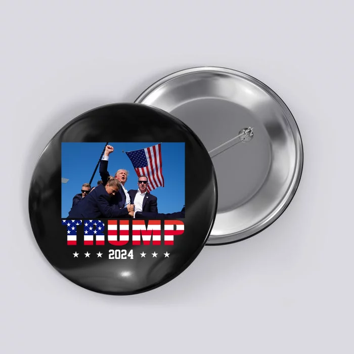 Trump 2024 Election Rally Photo Shooting Pennsylvania Button