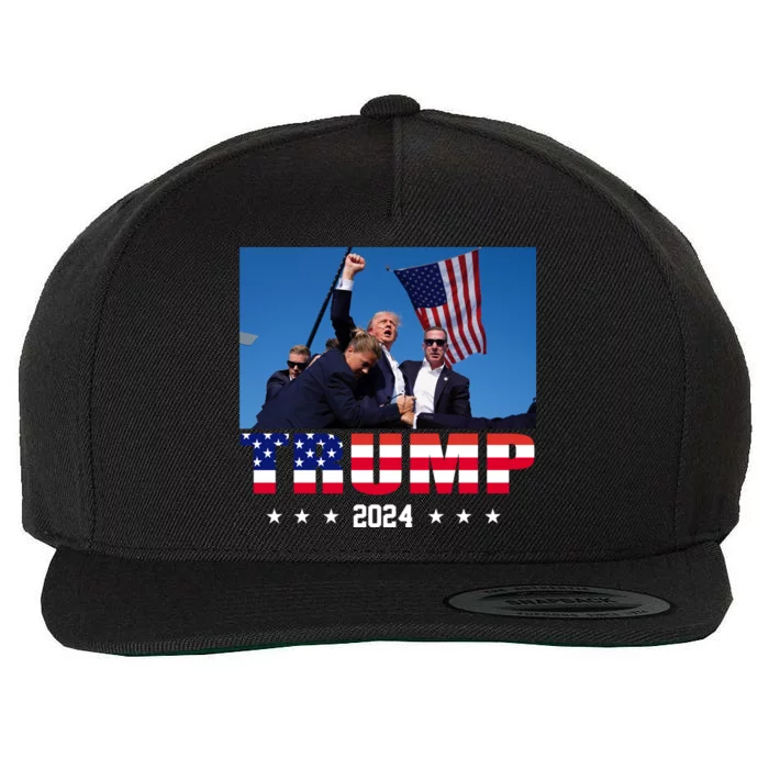 Trump 2024 Election Rally Photo Shooting Pennsylvania Wool Snapback Cap