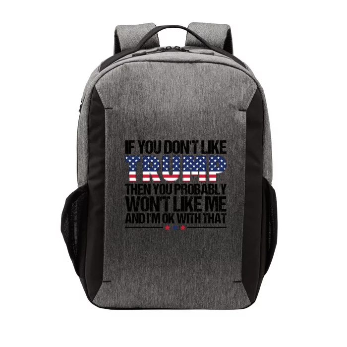 Trump 2024 Election Support Graphic Vector Backpack