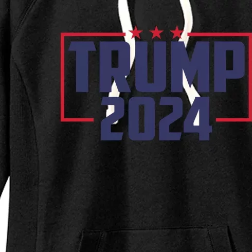 Trump 2024 Election Support Graphic Women's Fleece Hoodie