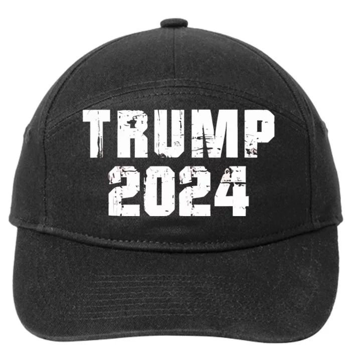 Trump 2024 Election Keep America Great Trump 7-Panel Snapback Hat