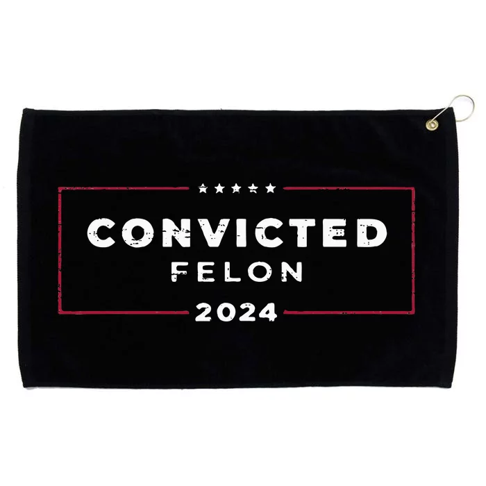 Trump 2024 Flag American Holiday Grommeted Golf Towel