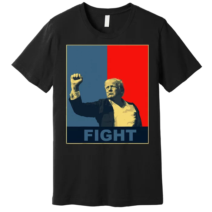 Trump 2024 Fight Design Premium T-Shirt