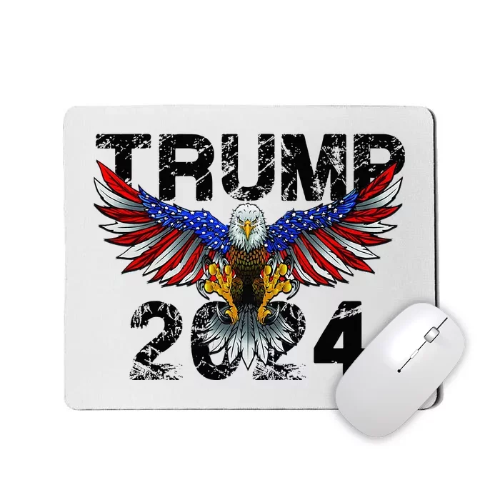 Trump 2024 Flag American Holiday Mousepad