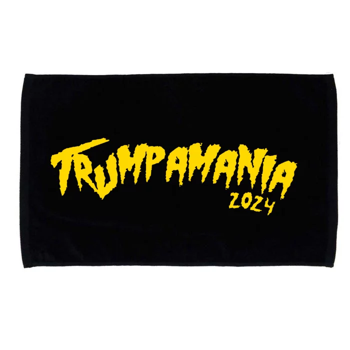 Trumpamania 2024 Funny Pro Donald Trump Microfiber Hand Towel