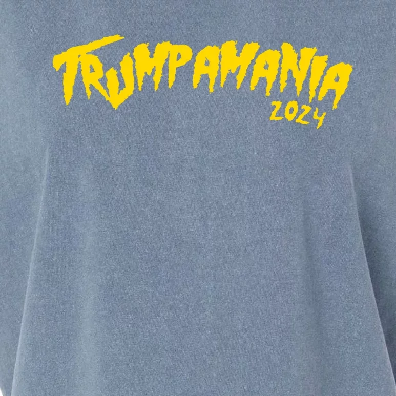 Trumpamania 2024 Funny Pro Donald Trump Garment-Dyed Women's Muscle Tee