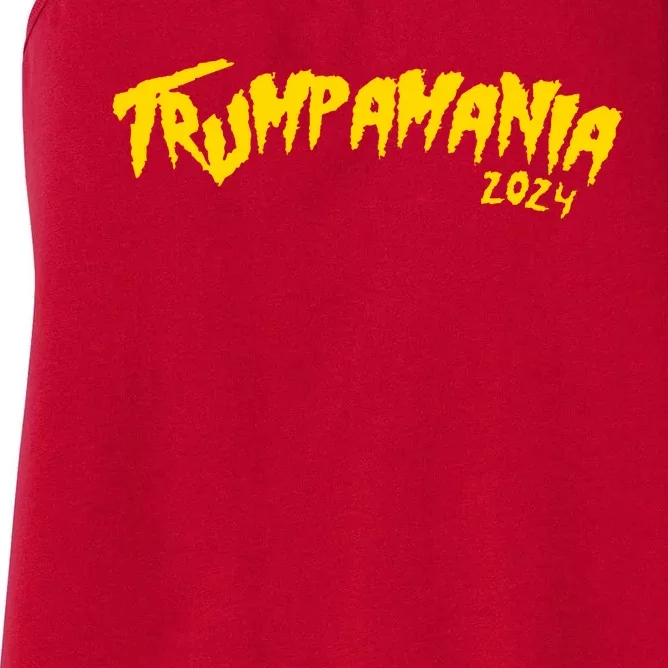 Trumpamania 2024 Funny Pro Donald Trump Women's Racerback Tank