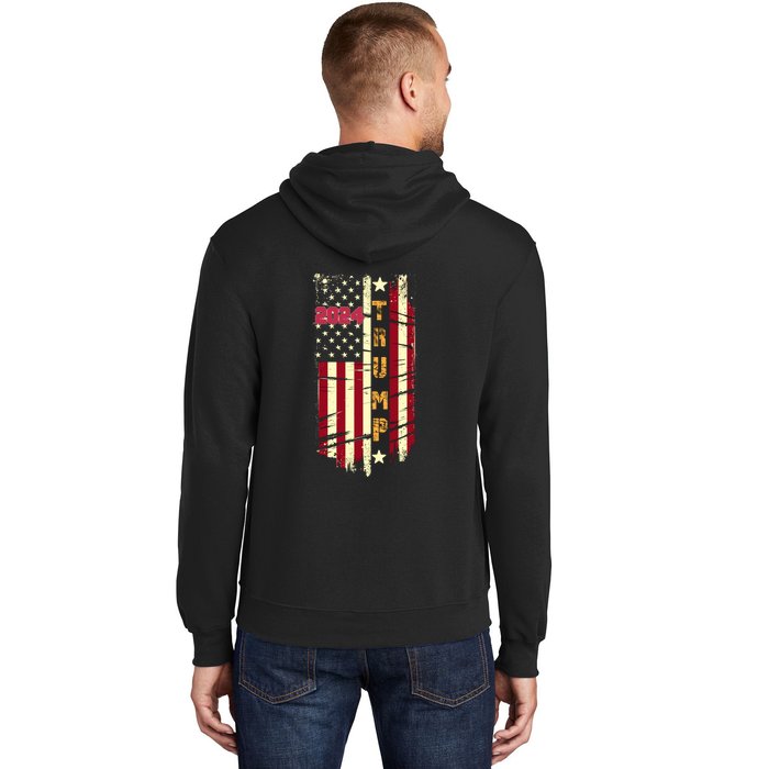 Trump 2024 Front And Back Hoodie