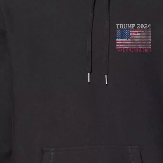 Trump 2024 Front And Back Front & Back Premium Hoodie