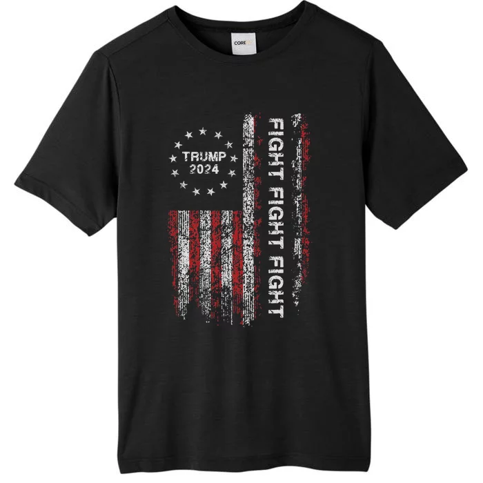 Trump 2024 Fight President Election Bold Design ChromaSoft Performance T-Shirt