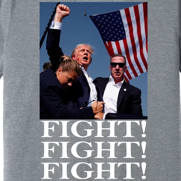 Trump 2024 Fight Fight Fight Fighting For Usa Premium T-Shirt