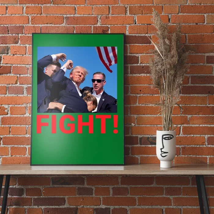 Trump 2024 Fight 2024 Pennsylvania Rally 2024 Usa Flag Save Our Republic Poster