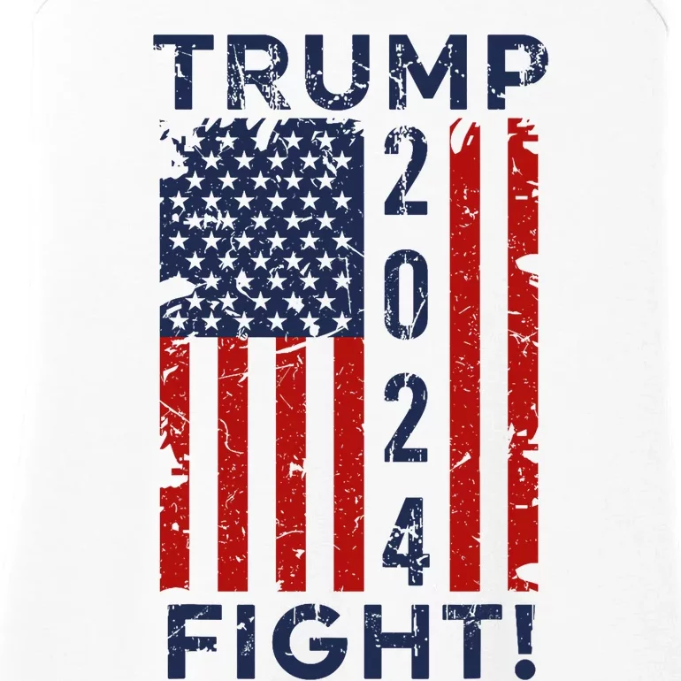 Trump 2024 Fight Fight Fight Trump President Election 2024 Ladies Essential Tank