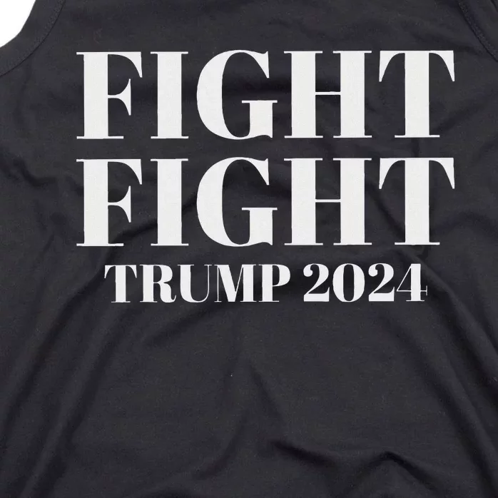 Trump 2024 Fight President Election Bold Design Tank Top