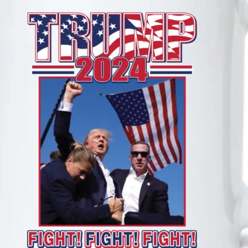 Trump 2024 Fight Fight Fight Black Color Changing Mug