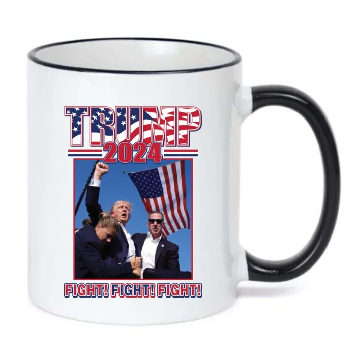 Trump 2024 Fight Fight Fight Black Color Changing Mug