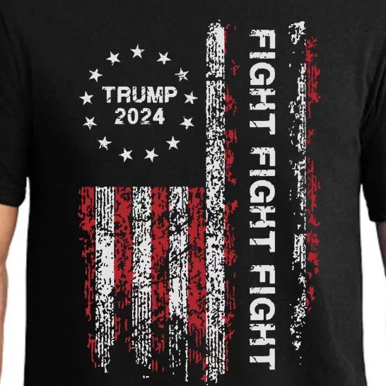 Trump 2024 Fight Fight Fight Trump President Election 2024 Pajama Set