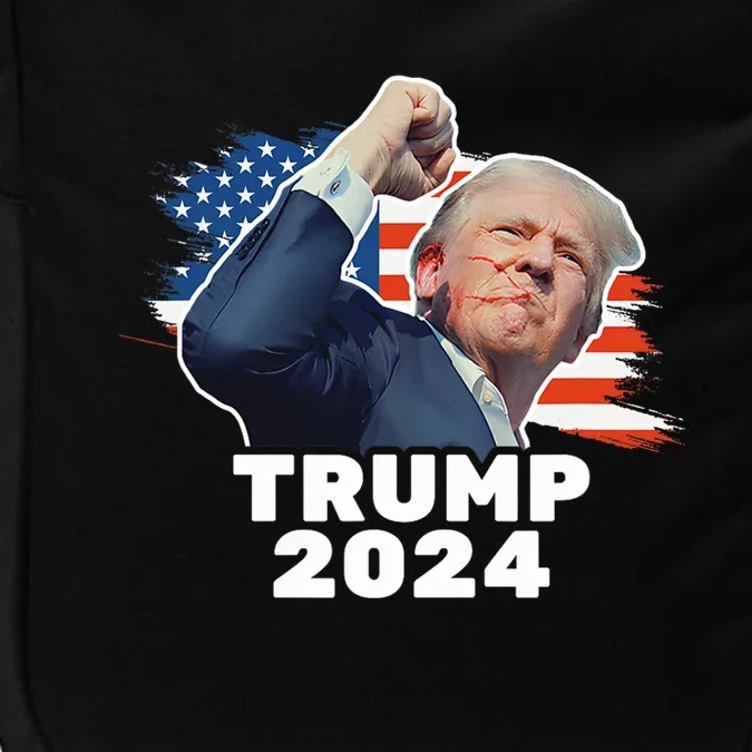 Trump 2024 Fist Bump President Red Impact Tech Backpack