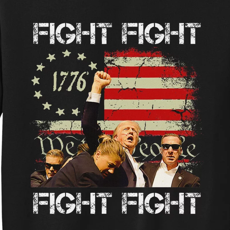 Trump 2024 Fight Pennsylvania Bold Design Tall Sweatshirt