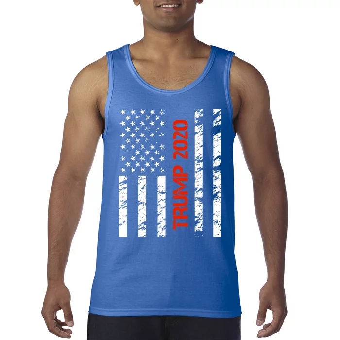 Trump 2020 Flag Patriotic Pro 45th President Trump Gift Tank Top