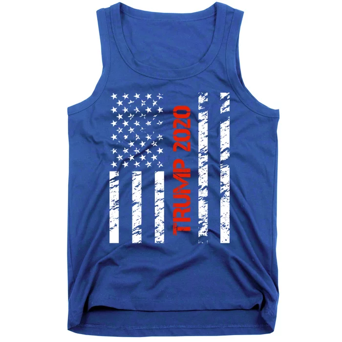 Trump 2020 Flag Patriotic Pro 45th President Trump Gift Tank Top