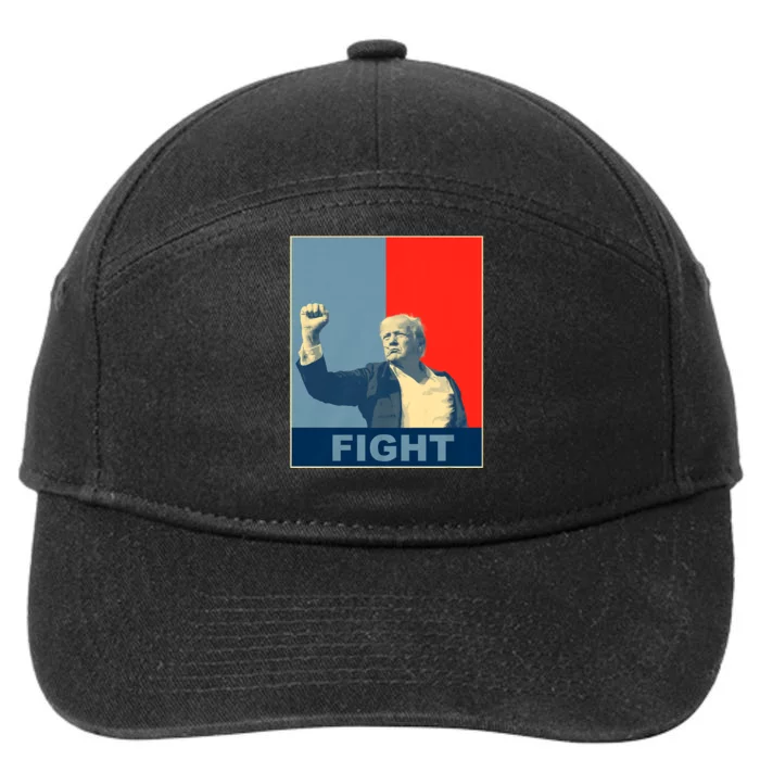 Trump 2024 Fight 7-Panel Snapback Hat