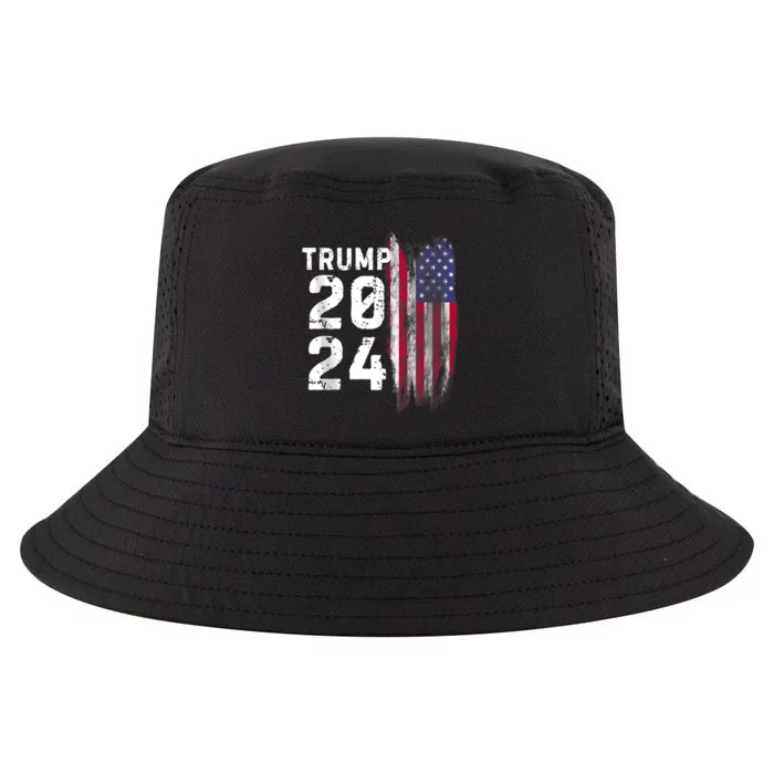 Trump 2024 Flag Usa Cool Comfort Performance Bucket Hat