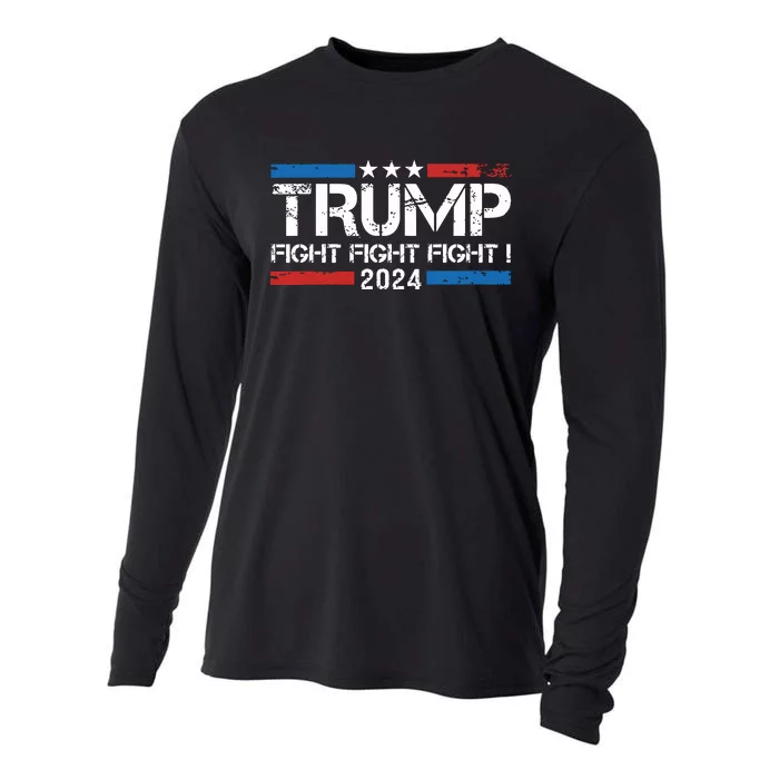 Trump 2024 Fight Fight Fight Trump President Election 2024 Cooling Performance Long Sleeve Crew