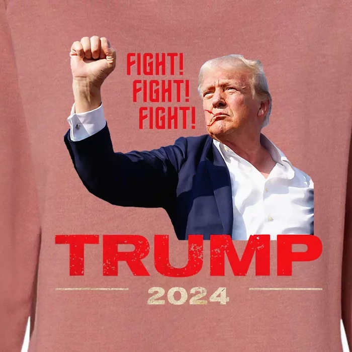 Trump 2024 Fight Fight Fight July 13th Trump Rally Womens California Wash Sweatshirt