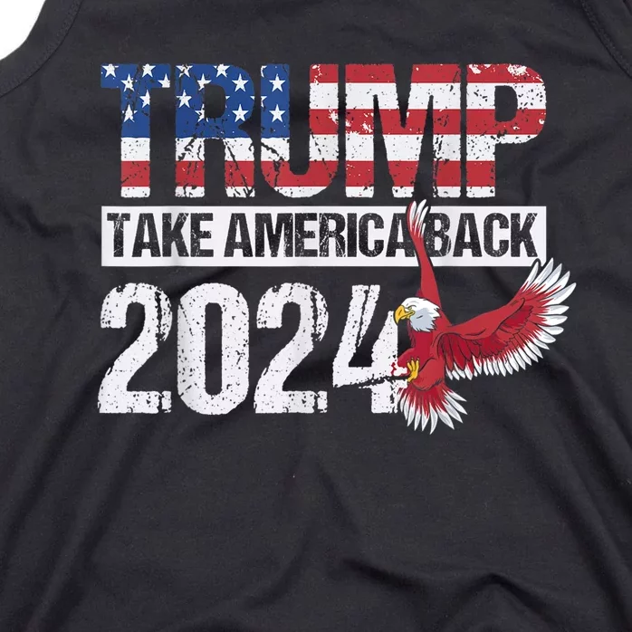 Trump 2024 Flag Take America Tank Top