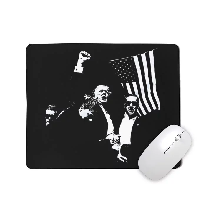 Trump 2024 Fear Not American Hero Fight Fight Fight Maga Mousepad